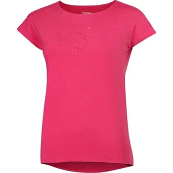 Dámské oblečení triko krátké dámské Progress TECHNICA malinový melír (triko krátké dámské Progress TECHNICA malinový melír)