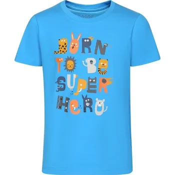 triko dětské krátké NAX SOMRO modré