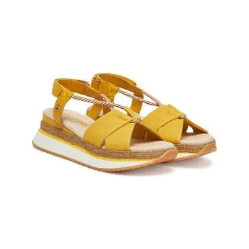 Dámské baleríny Espadrilky Gioseppo Ironton 74961-P Žlutá 38