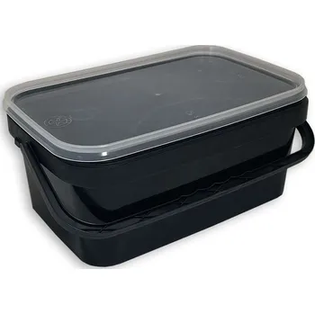 kbelík Cadox kbelík obdélníkový černý - 2,45 litru