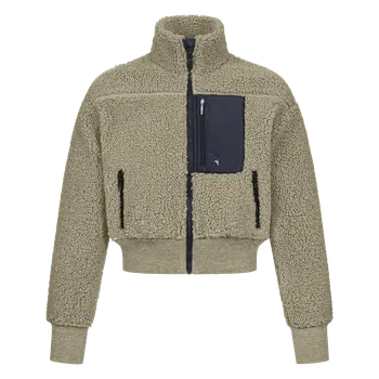 Jezdecké oblečení Waldhausen Teddy fleecová bunda Alba - JUNIOR Barva: Béžová, Velikost: 146/152