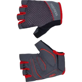 Cyklistické rukavice rukavice cyklistické Progress SOLAR MITTS černo/červené (rukavice cyklistické Progress SOLAR MITTS černo/červené)