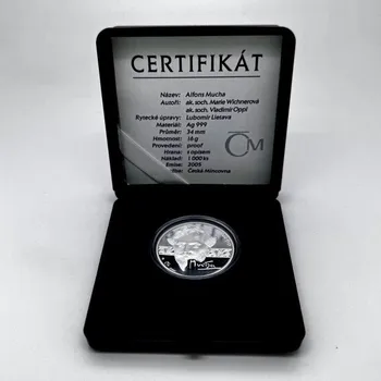 2005 - Stříbrná medaile - Alfons Mucha
