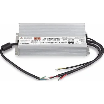 Napájecí zdroj pro osvětlení Mean Well HLG-600H-24A Napájecí zdroj IP65 PFC pro LED 600W 24V HLG-600H-24A