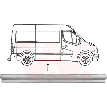 Prah karosérie Nástupní panel VAN WEZEL 3396110