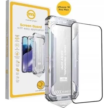 TVRZENÉ SKLO S RÁMEČKEM 9H MOBILE ORIGIN PRO APPLE IPHONE 16 PRO MAX