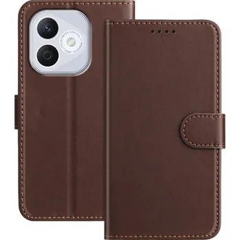 Pouzdro na mobilní telefon Clots knížkové pouzdro na Honor 400 Lite - hnědé