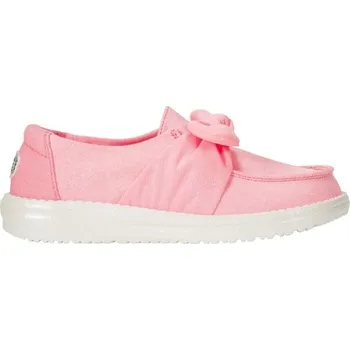 Dívčí tenisky Dívčí volnočasová obuv HEY DUDE WENDY BOW Y STARDUST 36 Růžová