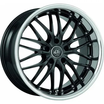 Alu kolo Barracuda VOLTEC T6 černá lesklá / nerezový lem 8,5×19" 5×112 ET 33 RTVO685948R/HGBLACK-INOX22050