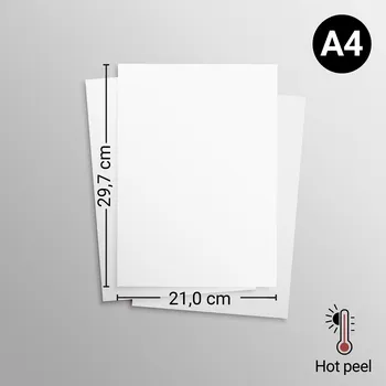 Kancelářský papír Transferová folie DTF PE Double Coated matná - A4 (100 listů)