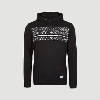 Pánská mikina Pánská Mikina O'NEILL BLOCK HOODIE 2750056-19010 – Černá XS