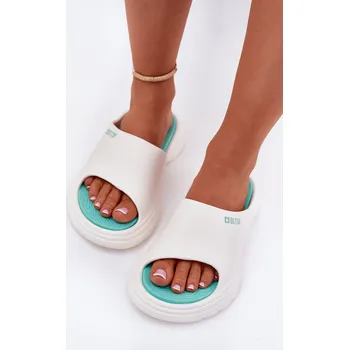 Dámské pantofle Dámské Pěnové Sandály Big Star RR274A587 Barva: Bílá, Velikost: 40