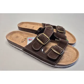 Pánské pantofle Pantofle FUSBET korkové hnědé YG820 41 hnědá