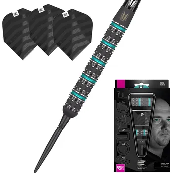 Target-Darts Šipky steel ROB CROSS Black Edition 2023 90% 24g