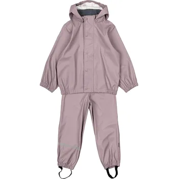 Kojenecká souprava DĚTSKÁ SOUPRAVA DO DEŠTĚ MIKK-LINE S KALHOTAMI S LACLEM, TWILIGHT MAUVE Velikost: 98