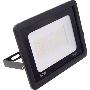 Ledshopik LED reflektor | 50W | IP65 venkovní | 230V | černý | - STUDENÁ BÍLÁ - 6500K