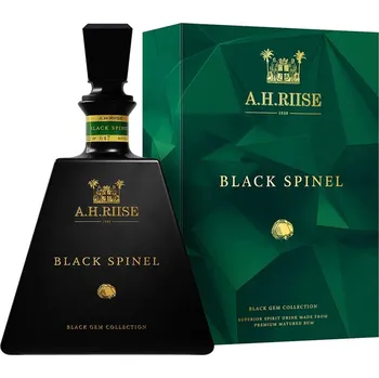 Rum A. H. Riise Black Spinel 46,1 % 0,7 l dárková kazeta