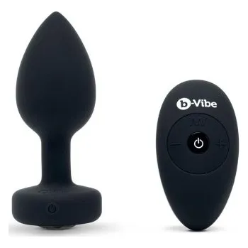 Anální kolík b-Vibe Vibrating Jewel Plug M/L