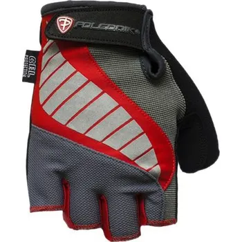 Cyklistické rukavice rukavice unisex Poledník GELMAX červené (rukavice unisex Poledník GELMAX červené)