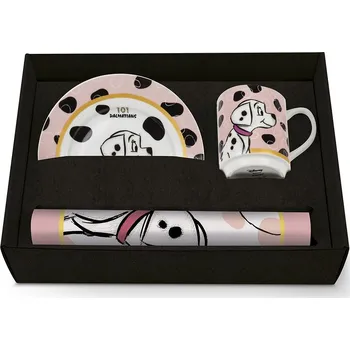 Talíř Egan 101 DALMATIANS Dětská sada 3 kusy růžová