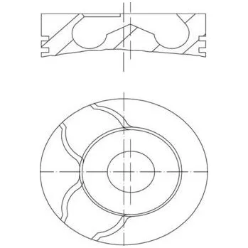 Píst motoru Píst MAHLE 038 62 00