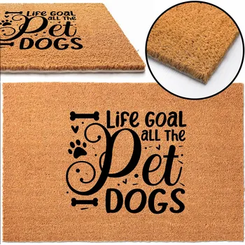 Rohožka Kokosová rohožka hotová 60 x 40 cm