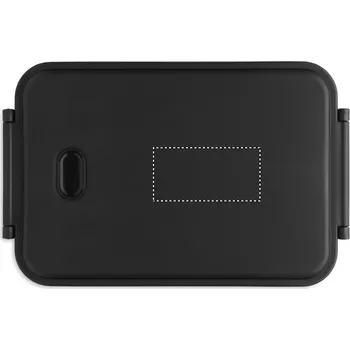 Svačinový box Obědová krabička z PP, 2200 ml 5 LID, 40x80mm Tamponový tisk, 2 barvy