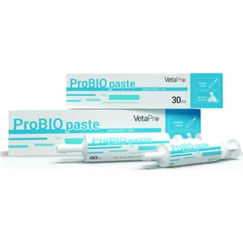 Vetapro ProBIO pasta 30/60 ml Balení: 60 ml probiotická pasta pro psy a kočky