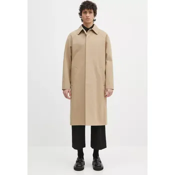 Dámský kabát Kabát s lněnou směsí A.P.C. Mac Edouard, XL, béžová, 80X