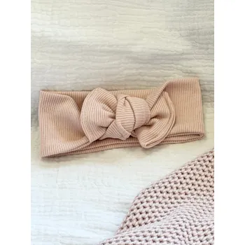 Čelenka Pudrově růžová čelenka pro miminko