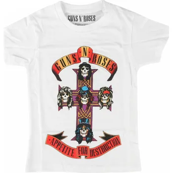 Pánské tričko Tričko metal dětské Guns N' Roses - Appetite For Destruction - ROCK OFF - GNRTSP01BW - 5-6