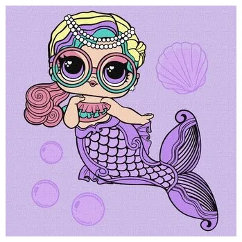 Set školních potřeb Malowanie po numerach - L.O.L. Surprise! 40x40cm (pl, 2000, Ideyka)