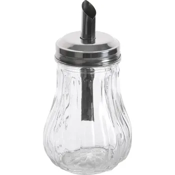 Cukřenka Cukřenka dávkovací v. 13,5 cm, sklo + kov