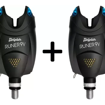 Signalizace záběru Signalizátor záběru Delphin Runer 9V AKCE 1+1+baterie