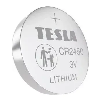 Článková baterie TESLA CR2450 - lithiová knoflíková baterie 3V, 5ks