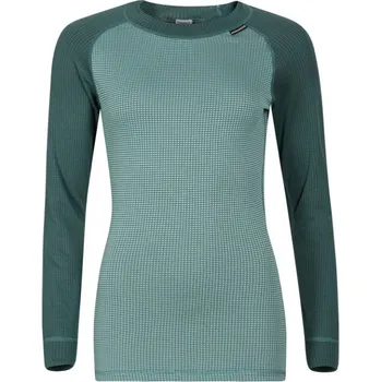 Dámské oblečení triko dlouhé dámské Progress MS TDRZ zeleno-mintové