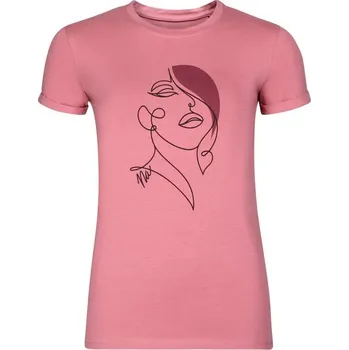 Oblečení a móda triko dámské krátké NAX GAMMA růžové (triko dámské krátké NAX GAMMA růžové)