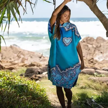 Pončo Changing Poncho Towel - Reef Love S/M, Ocean Armour