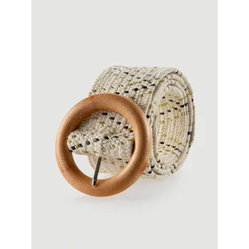 Opasek Top Secret dámský pásek krémovo/zlatý Velikost: S/M