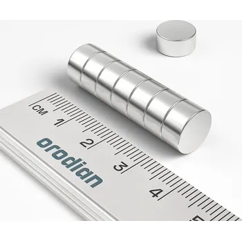 Dekorativní magnet orodian.cz Neodymový magnet válec 10×5 mm - N42