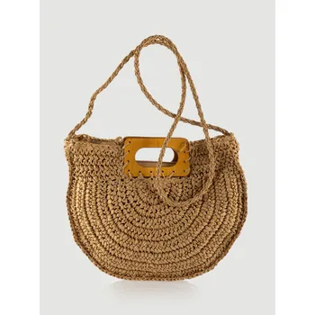 Top Secret dámská pletená taška hnědá