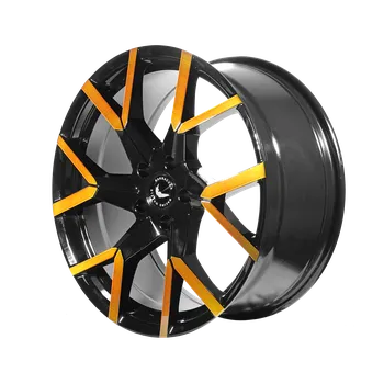 Alu kolo Barracuda TZUNAMEE EVO černá lesklá / zářivá zlatá 8,5×19" 5×112 ET 43 RCTZUE85943R/GBS-flashgold22023