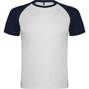 Chlapecké tričko Dětské sportovní tričko Indianapolis s barevnými rukávy - 12 - námořnická modrá sublimace termotransfer