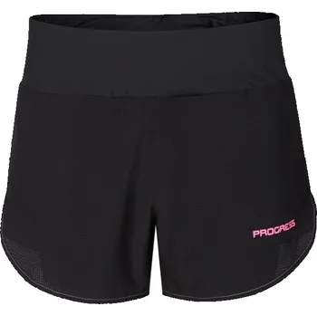 kalhoty krátké dámské Progress FORTUNA SHORTS 2v1 černé