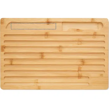 Kuchyňské prkénko Bambusové prkénko a nůž 5 BOARD SIDE 3, 20x149mm Laserové gravírování, 1 barva