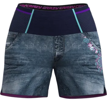 Běžecké oblečení Crazy kraťasy Idea SHORT LIGHTNING 2025 Modrá M Dámské