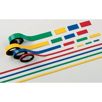 Lepicí páska Magnetické pásky Hebel - 20 mm x 1 m / červená / 2 ks