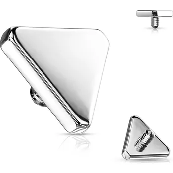 Piercing Šperky4U Náhradní trojúhelník TITAN, závit 1,2 mm - TIT1072-03