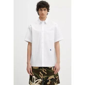 Pánská košile Bavlněná košile Ader Error Apparel-Top, M, bílá, 00X