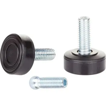 Nivelační přístroj Nivelační kloubová nožička s plastovou základnou průměr 25mm, M8, H 40mm